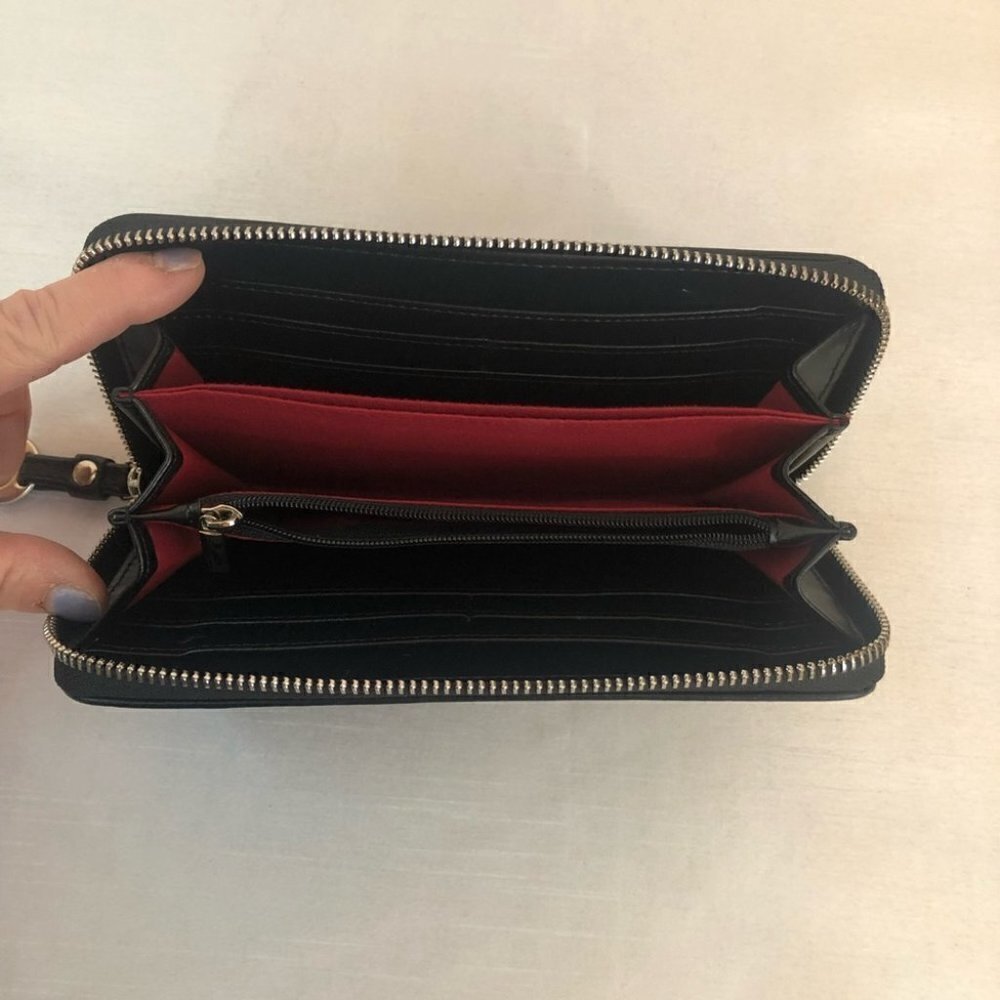 NWOT Simon Chang Black Wallet - Picture 5 of 10